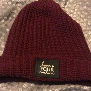 Love your melon winter hat